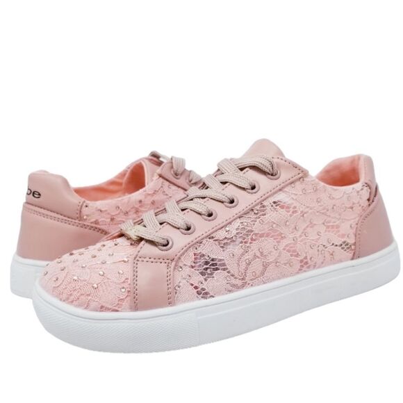 Bebe Chiara Pink Platform Sneakers - Picture 2 of 10
